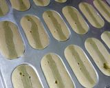 Foto langkah ke 6 dari resep Lidah Kucing Greentea Vanilla.
