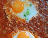 A picture of step 5 of Sambal Poached Eggs | Sambal Telur Pecah.