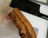 蒜苗臘肉炒豆乾的食譜步驟1照片