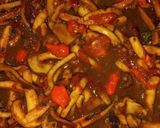 Foto langkah ke 6 dari resep Sotong Saus Tiram.