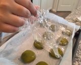 A picture of step 5 of Matcha Soft Cookies.