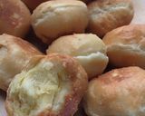 Foto langkah ke 6 dari resep Kue Donat Bomboloni Coklat Menul Menul (No Mixer).