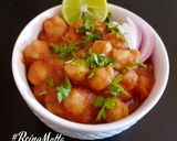A picture of step 9 of Kulcha-Chole.