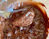 A picture of step 3 of Vegan Stuffed Dates with Peanut Butter and Dark Chocolate with Sea Salt.