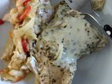 Filet de merluza con queso
