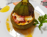 Foto del paso 8 de la receta: Calabacines rellenos de verduras y huevos