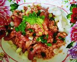 รูปขั้นตอนการทำที่ 5 ของ ข้าว(ผัด)หมูแดง