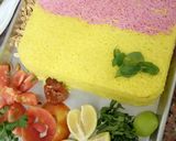 صورة لخطوة 1 من وصفة رز ملون مع شيش طاووئ