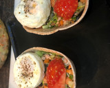 Foto del paso 10 de la receta: Barquitas integrales con ensalada y huevo poché en Lékué