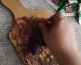 Foto langkah ke 3 dari resep Roti Jala Ubi Ungu.