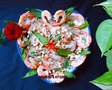 Hình bước làm 4 của món Gỏi bưởi tôm thịt