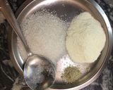 A picture of step 1 of #bread mango kheer.