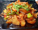 Foto langkah ke 5 dari resep Oseng kulit sapi.