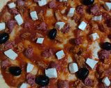 صورة لخطوة 2 من وصفة بيتزا بعجينة خفيفة 😍❤️🍕🍕