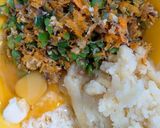 Foto langkah ke 5 dari resep Kentang sayur ayam teri steam.