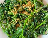 Hình bước làm 3 của món Rau Muống Xào Tỏi
