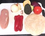 Foto del paso 1 de la receta: Fajitas de pollo rápidas