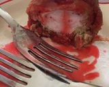 A picture of step 3 of Deep Fried ice cream (without melting the ice cream).