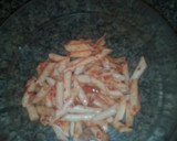 Foto del paso 1 de la receta: Ensalada de pasta con calabacín y naranja