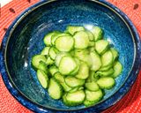 A picture of step 5 of Taiwanese Pickled Cucumber.