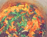 A picture of step 5 of Nigerian jollof rice.