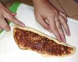 Foto langkah ke 7 dari resep Peanut Chocolate Bread (Roti isi Coklat Kacang) - ala rumahan.