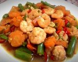 Foto langkah ke 5 dari resep Tumis udang buncis.