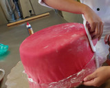 Foto del paso 3 de la receta: Pastel de fondant- diseño navideño