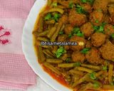 صورة لخطوة 4 من وصفة 🌺 لوبيا ماشطو بالكفتة 🌺