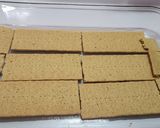 A picture of step 2 of No Bake Éclair Cake.