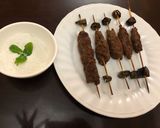 صورة لخطوة 2 من وصفة (كيتو دايت) كباب مشوي بالفرن 💙😋