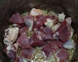 A picture of step 2 of Beef biryani.