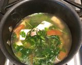 A picture of step 2 of Japanese Watercress Soup.