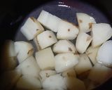 A picture of step 6 of Phulkopi,aloo diye Chhanar Dalna.