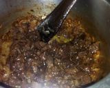 A picture of step 3 of Beef matoke.