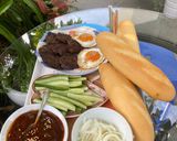Hình bước làm 2 của món Bánh mì bò nướng