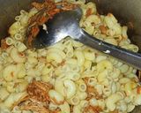 A picture of step 4 of Cream pasta.