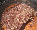 A picture of step 4 of Dal makhni.