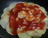 Foto langkah ke 3 dari resep 06. Potato pizza.