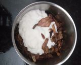 A picture of step 4 of Chakki ki shaak.