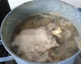 Foto langkah ke 1 dari resep Kuah Ayam Kampung Kembang Tahu.