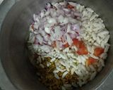 A picture of step 2 of Bhel puri.