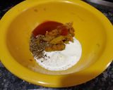 A picture of step 1 of Leftover Kaddu (pumpkin) Tandoori Mayonnaise Sandwich.