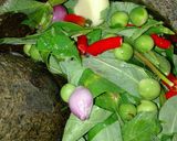 Foto langkah ke 2 dari resep Gule Daun Ubi Tumbuk (Daun Singkong).