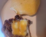 A picture of step 2 of Smothered and Covered Smash Burgers on Hawaiian Buns.