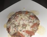 A picture of step 4 of Masala oats cheela pizza.