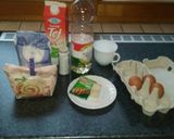 A picture of step 1 of Czech kolaches.