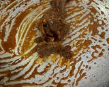 A picture of step 2 of Chana chikki (Chickpea Brittle).