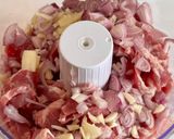 Hình bước làm 1 của món Canh Lá Su Hào Thịt Băm Viên