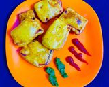 A picture of step 4 of Bread Pakoda.